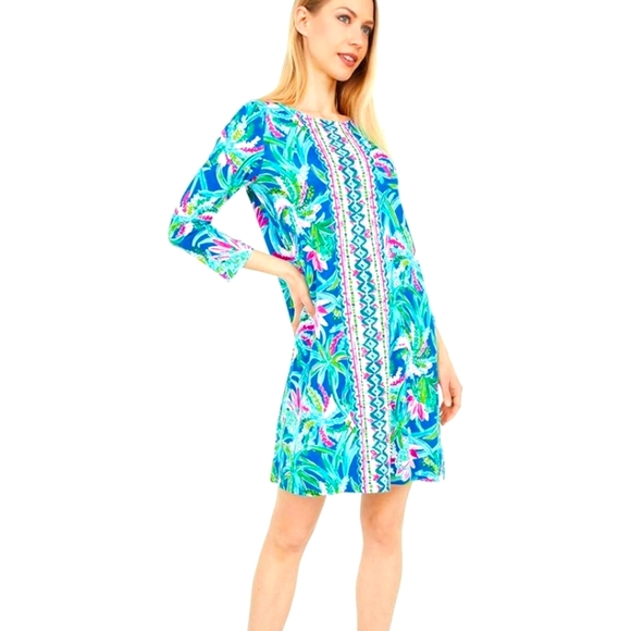 Lilly Pulitzer Dresses & Skirts - Lilly Pulitzer Ophelia dress blue macaw size XXL